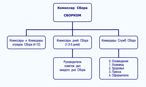 Организационная структура Сбора